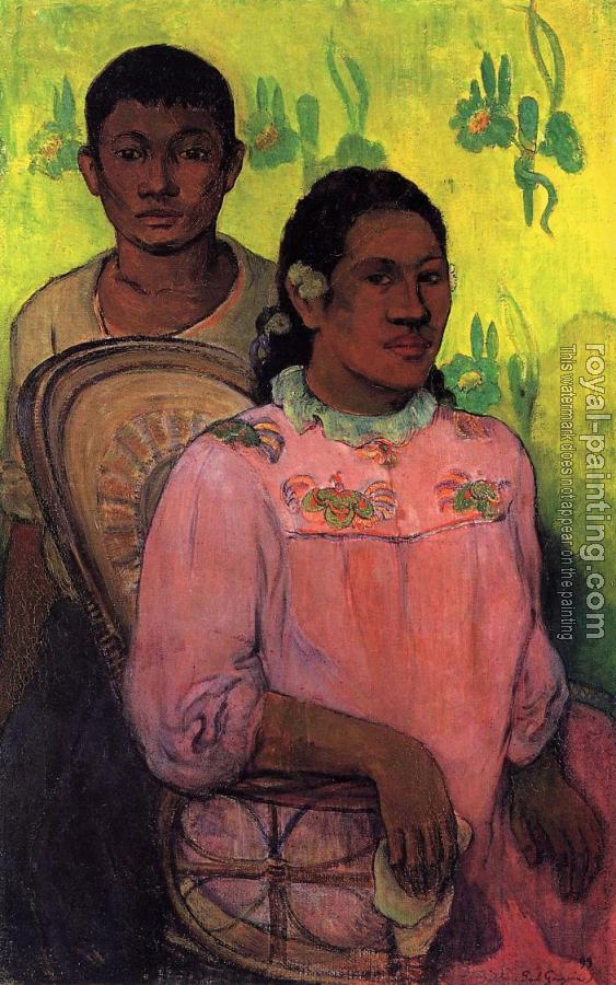 Paul Gauguin : Tahitian Woman and Boy
